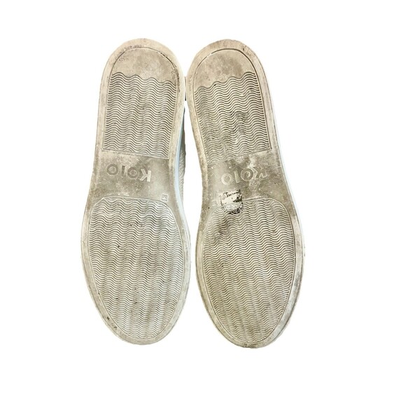 KOIO Primo High Top Leather Sneakers White Grey Suede EU 39 US 9 W 7.5 M - Picture 9 of 13